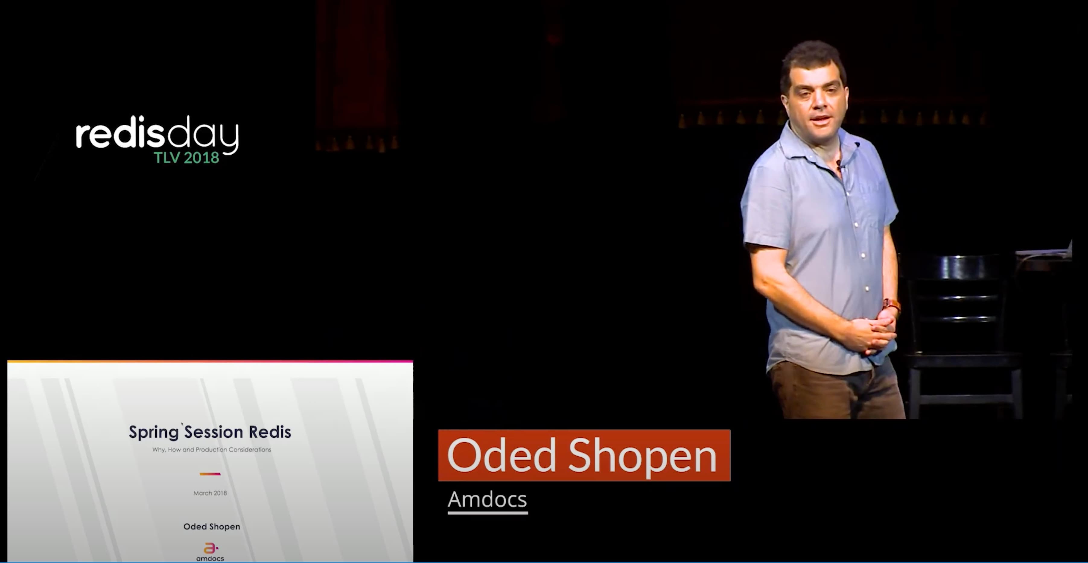 Redis Day TLV 2018: Session Management with Spring Session and Redis